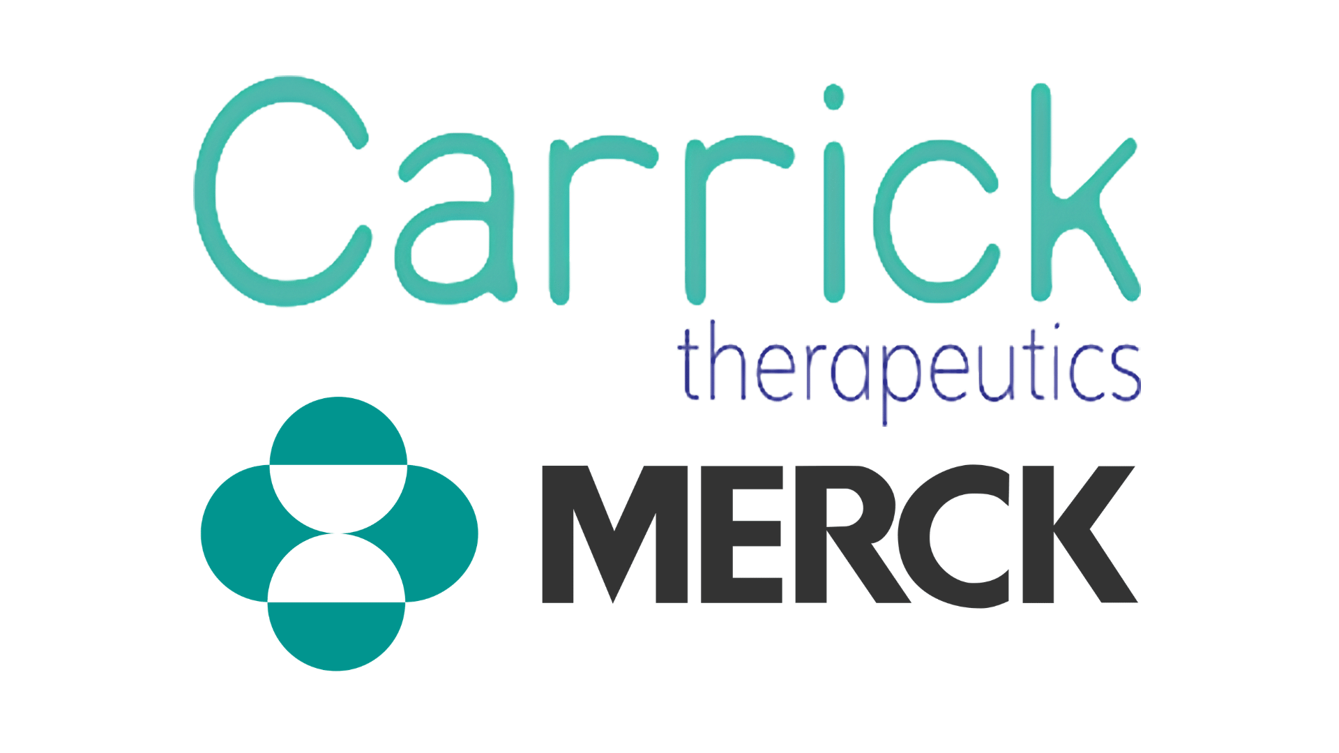 Carrick Therapeutics and Merck partnership showcasing oncology research, clinical trials, patient recruitment, and drug development