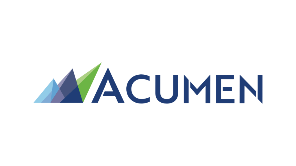 Acumen Pharmaceuticals logo representing neuroscience research, clinical trials, patient recruitment, and biotechnology innovation