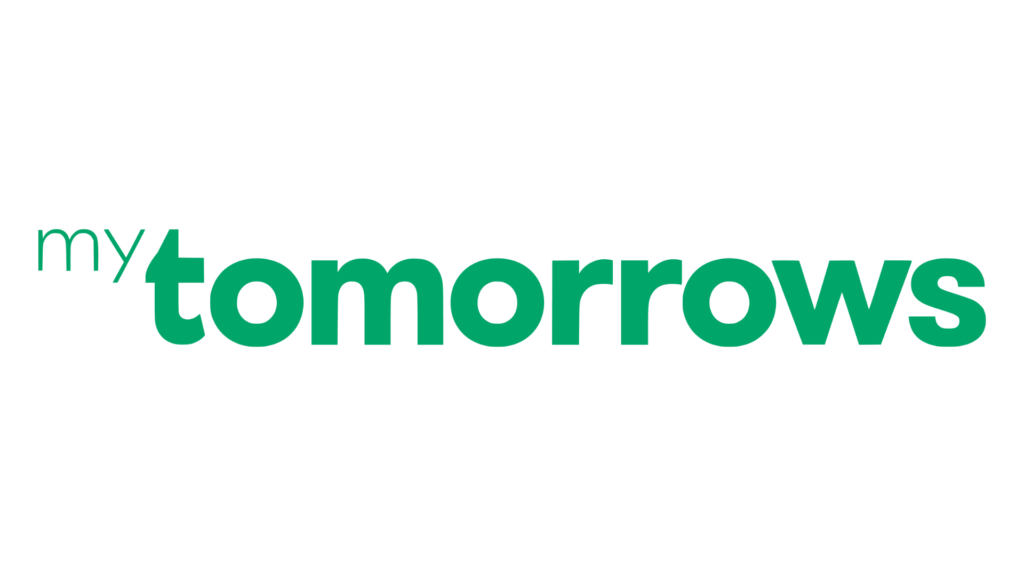 myTomorrows logo representing patient access, clinical trials, expanded access programs, and patient engagement