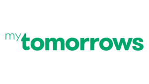 myTomorrows logo representing patient access, clinical trials, expanded access programs, and patient engagement